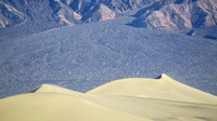 The Dunes frame a large alluvial fan