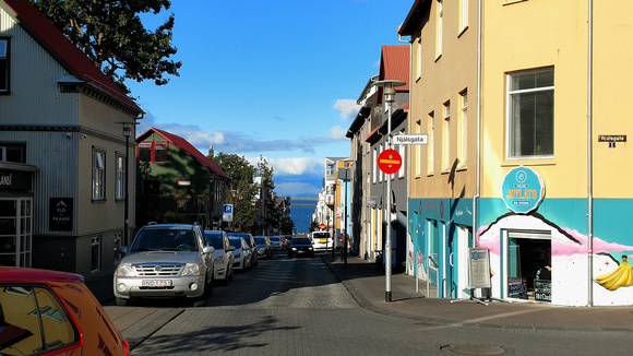 Reykjavik street scene