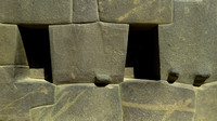 Niches and rock wall detail
