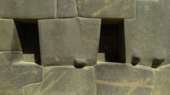 Niches and rock wall detail