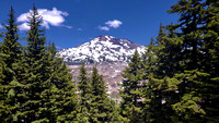 South Sister from the rim of LeConte Crater
